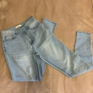 Forever 21 Light Wash Skinny Jeans